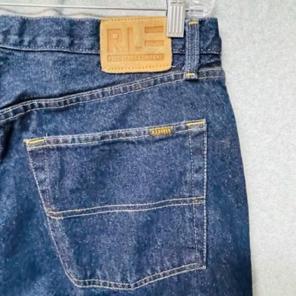 Ralph Lauren Other - Polo Ralph Lauren Jeans Mens 36 The RL Easy Fit Straight Dark Wash Denim 36x30 E